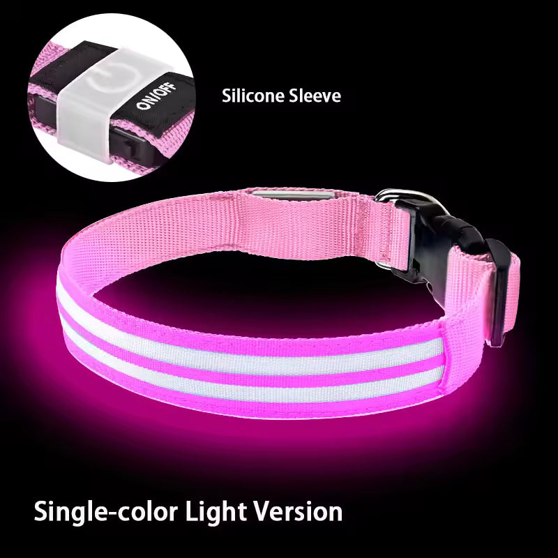 Rechargeable Light Up Dog Collar
