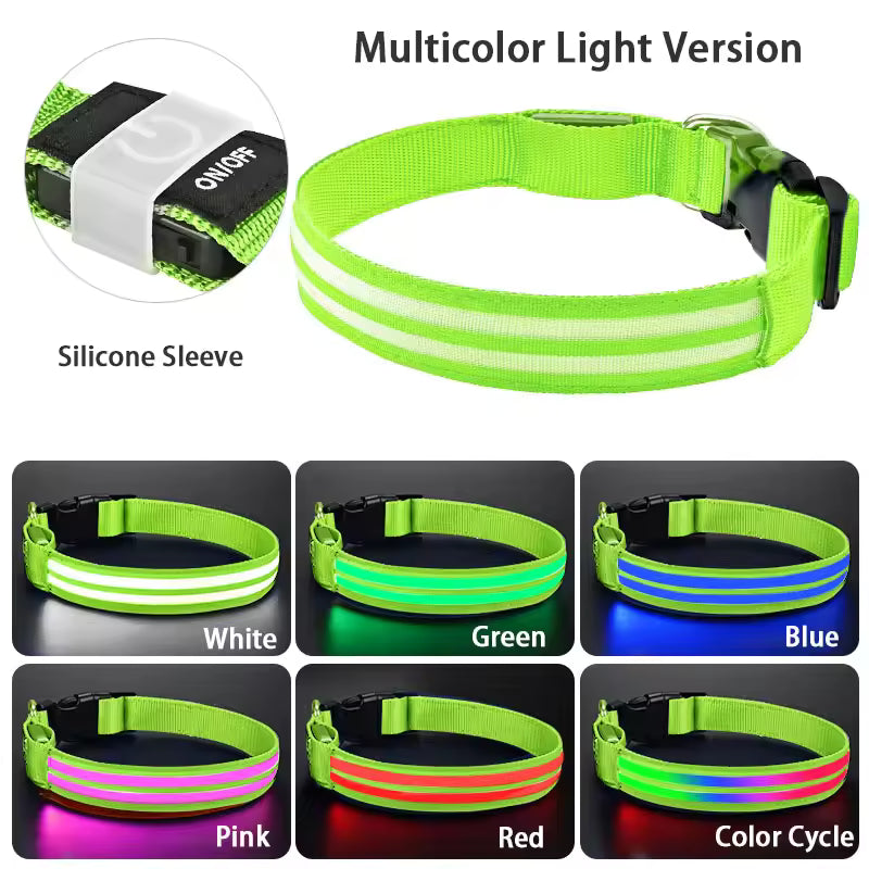 Rechargeable Light Up Dog Collar