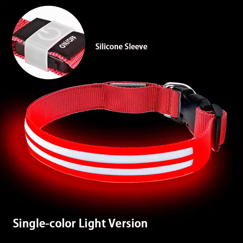 Rechargeable Light Up Dog Collar